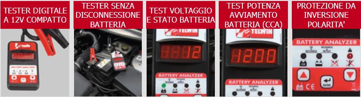 TESTER BATTERIE TELWIN DT400