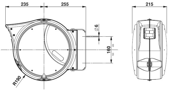 dimensioni zeca am85/10 avvolgitubo