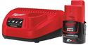 Immagine di Milwaukee M12 NRG-201 Batteria e caricabatteria